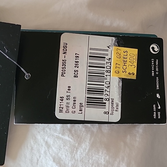 NWT! Nike Dri fit NDSU Bison jersey Tshirt # 11 - Picture 6 of 7